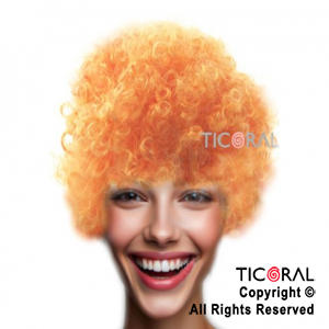 PELUCA CURLY NARANJA HS7528-9 x 1